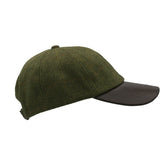 Walker & Hawkes British Tweed Teflon Leather Peak Baseball Cap - Hats and Caps