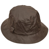Walker & Hawkes 100% British Waxed Cotton Waterproof Bush Bucket Hat - Hats and Caps