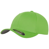 FlexFit Yupoong Fitted Baseball Cap Sports Sun Hat Retro Curved Peak Fresh Green